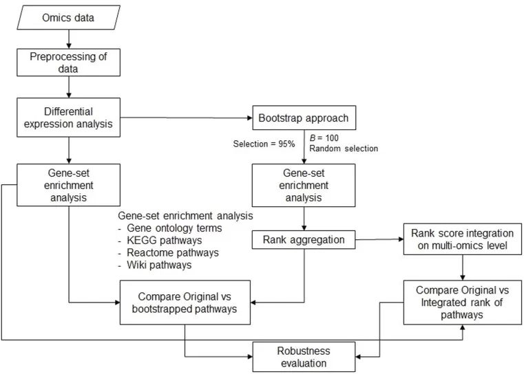 Bootstrap-based gene set enrichment and rank-aggregation workflow