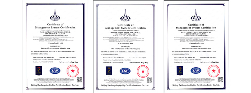 certificate of management system
