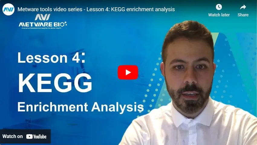 Metware tools video series - Lesson 4: KEGG Enrichment Analysis