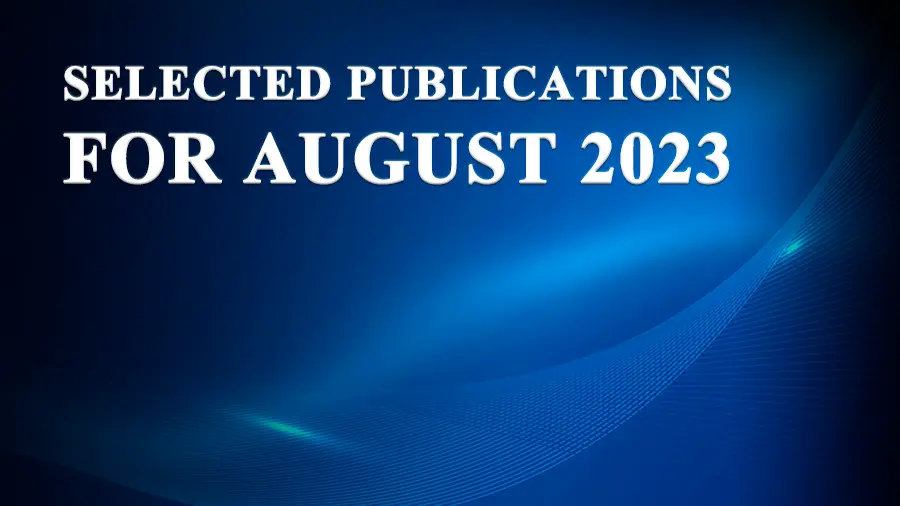 Representative Metabolomics Literature Selection for August 2023